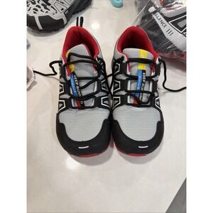 Hike Balance III Trail Running Shoes Grey Black Red Sneakers Size 39